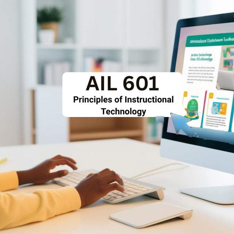 AIL 601, Principles of Instructional Technology course tile