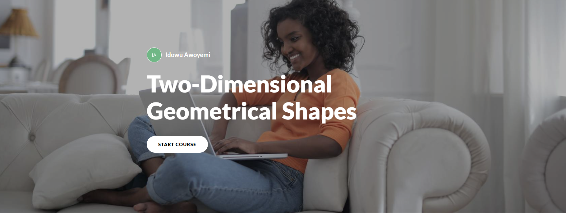 Screenshot of Two-Dimensional Geometrical Shapes Interactive Module