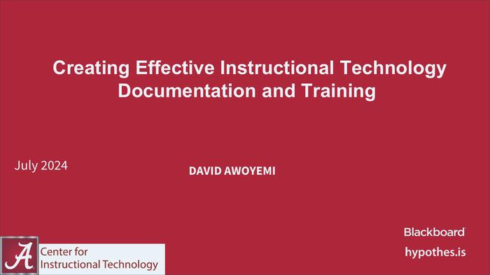 Workshop cover for a faculty development session